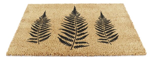 Rohožka z kokosového vlákna 40x60 cm Fern Leaf – Artsy Doormats