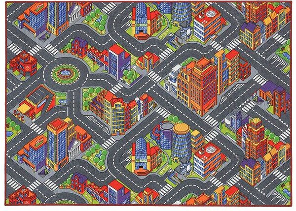 Breno Kusový koberec BIG CITY 97, 100x165 cm, Vícebarevné