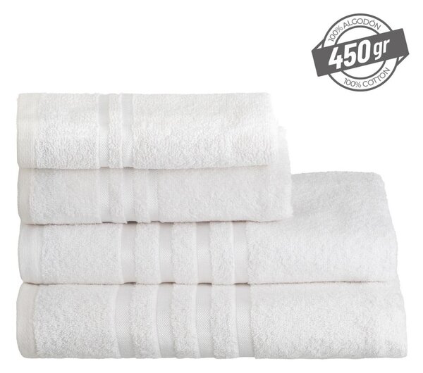 Bílý froté bavlněný ručník 30x50 cm Simple – Casa Selección