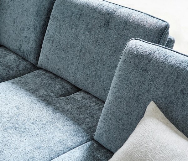 ROHOVÁ SEDAČKA, textil, šedomodrá Joop! - Sedací soupravy