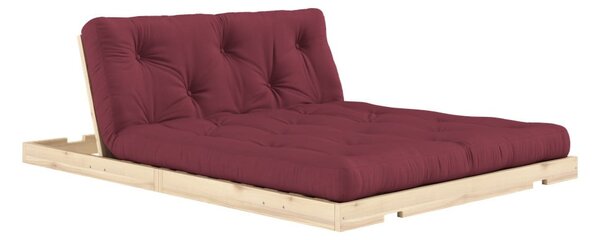 Vínová rozkládací pohovka 145 cm Flip – Karup Design