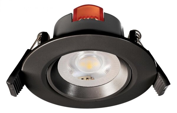 IMPR 565386 Deko-Light stropní vestavné svítidlo, SMD-68-230V-DIM-3000K-kulaté, 220-240V 6,5 W 3000 K 540 lm dopravní černá RAL 9017