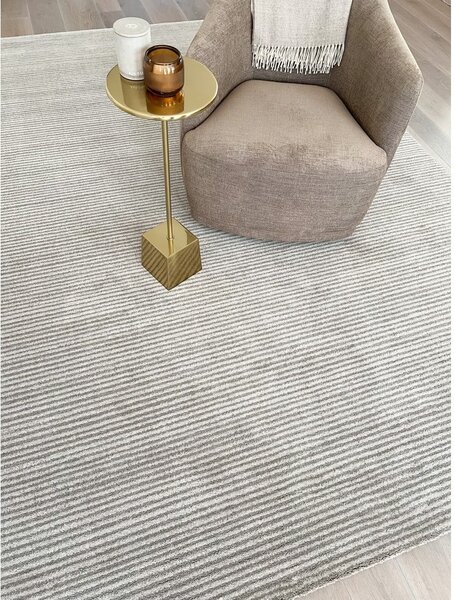 Krémový vlněný koberec 120x180 cm Calisia M Ribs – Agnella