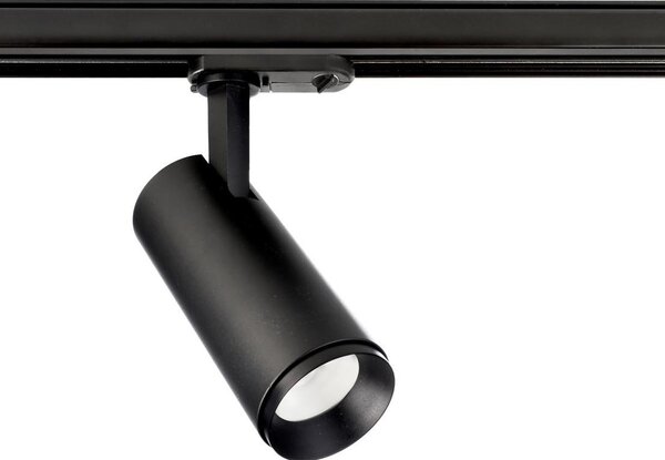 IMPR 707168 Deko-Light 1-fázový kolejnicový systém bodové svítidlo, Lucea, Tilt, 10 W, DIM, 2700 K, 220-240V tmavě černá RAL 9005