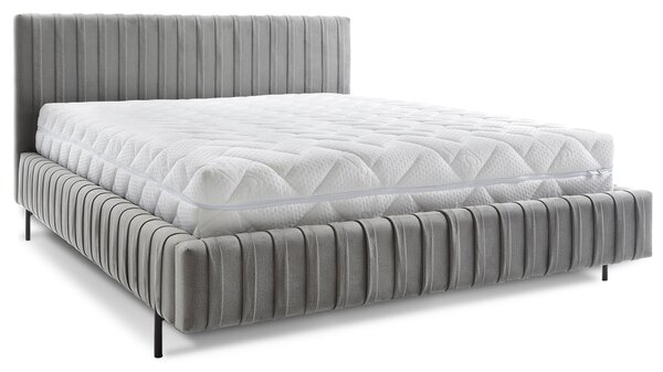 Eltap Čalouněná postel Plissa s úložným prostorem Materiál a barva potahu: Relax 38 - tmavě zelená, Rozměr: 140x200
