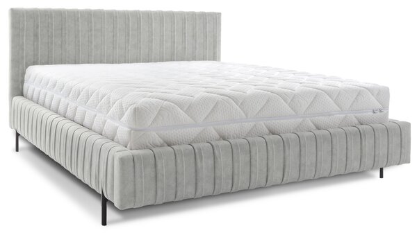 Eltap Čalouněná postel Plissa s úložným prostorem Materiál a barva potahu: Relax 03 - šedá, Rozměr: 140x200