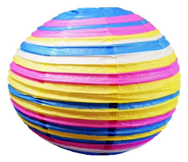 Candellux Cocoon KULA paper 50 Pink-Blue/cord