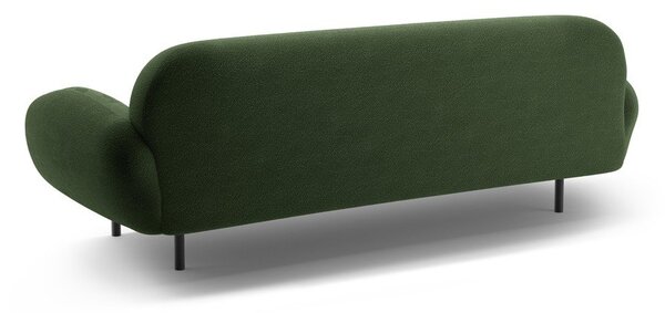 Zelená pohovka z textilie bouclé 208 cm Poppy – Micadoni