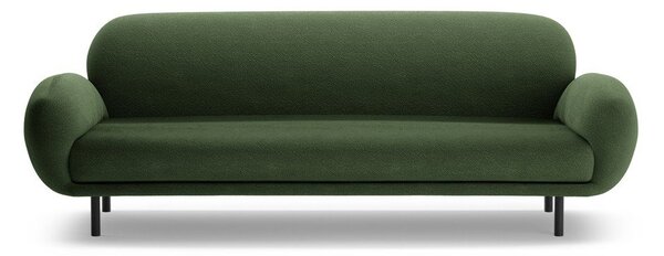 Zelená pohovka z textilie bouclé 208 cm Poppy – Micadoni