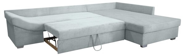 ROHOVÁ SEDAČKA, textil, světle šedá Carryhome - Sedací soupravy, Online Only