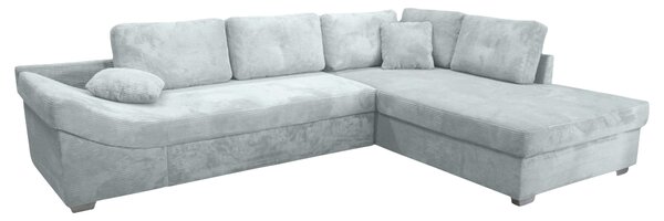 ROHOVÁ SEDAČKA, textil, světle šedá Carryhome - Sedací soupravy, Online Only