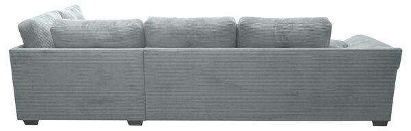 ROHOVÁ SEDAČKA, textil, světle šedá Carryhome - Sedací soupravy, Online Only