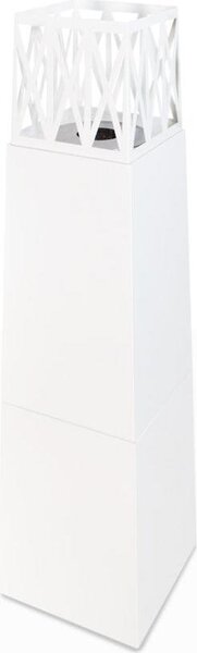 Venkovní bioetanolový zahradní krb Vulcano White 40x40x145