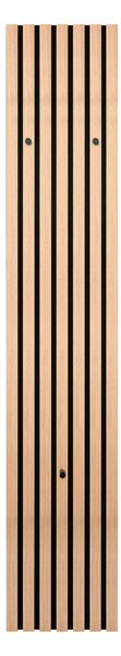 ŠATNÍ PANEL, černá, dub artisan, 25/160/7 cm Xora - Šatní panely