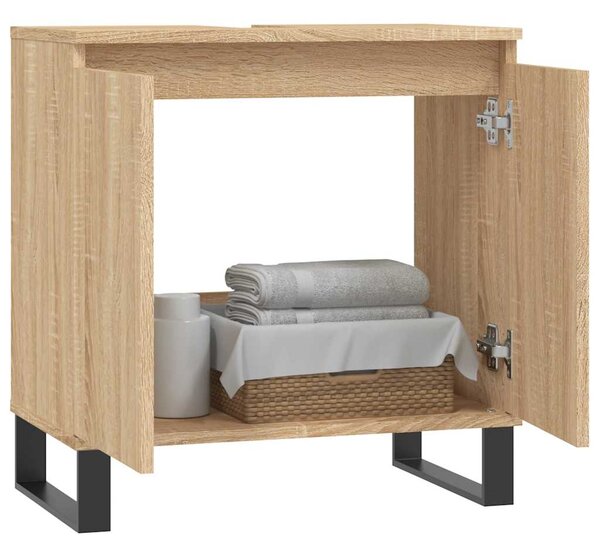 Koupelnová skříňka dub sonoma 58 x 33 x 60 cm kompozitní dřevo