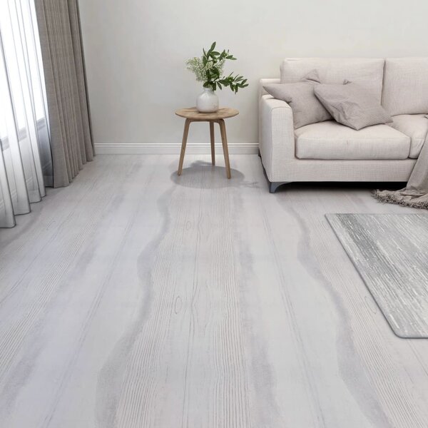 Samolepicí podlahové desky 55 ks PVC 5,11 m² světle šedé