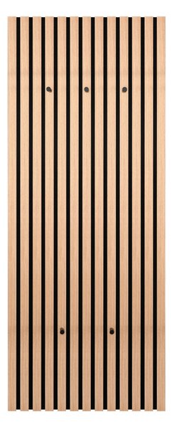 ŠATNÍ PANEL, černá, dub artisan, 50/125/7 cm Xora - Šatní panely