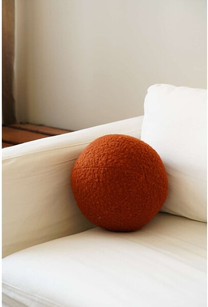 Dekorační polštář z materiálu bouclé ø 20 cm Top – Mioli Decor