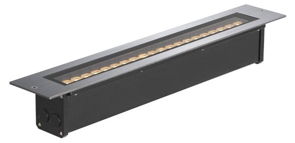 LA 1007195 DASAR® 600 svítidlo pro vestavbu do země, 18 W, 3000 K, IP65/IP67, čtvercové, nerezová ocel - BIG WHITE (SLV)