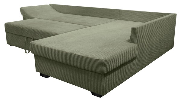 ROHOVÁ SEDAČKA, textil, šalvějově zelená Carryhome - Sedací soupravy, Online Only
