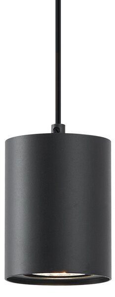Moderní černé závěsné svítidlo pro 1fázový kolejnicový systém GU10 70mm - Iconic Holt