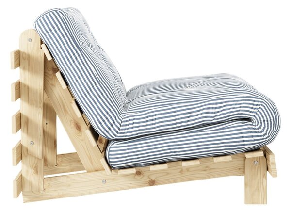 Bílé/světle modré křeslo Roots – Karup Design
