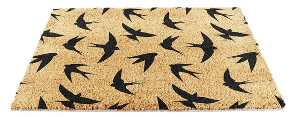 Rohožka z kokosového vlákna 40x60 cm Swallows – Artsy Doormats