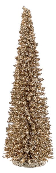 X-MAS Dekorační jedle třpytivá 45 cm - zlatá