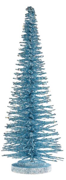 X-MAS Dekorační jedle třpytivá 40 cm - modrá
