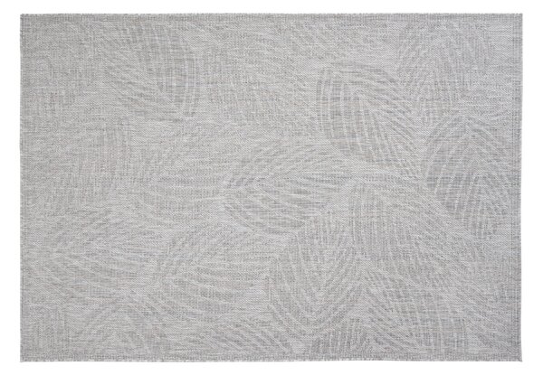 Makro Abra Kusový koberec Sisal MELISSA KM28B Listy stromu šedý Rozměr: 60x200 cm