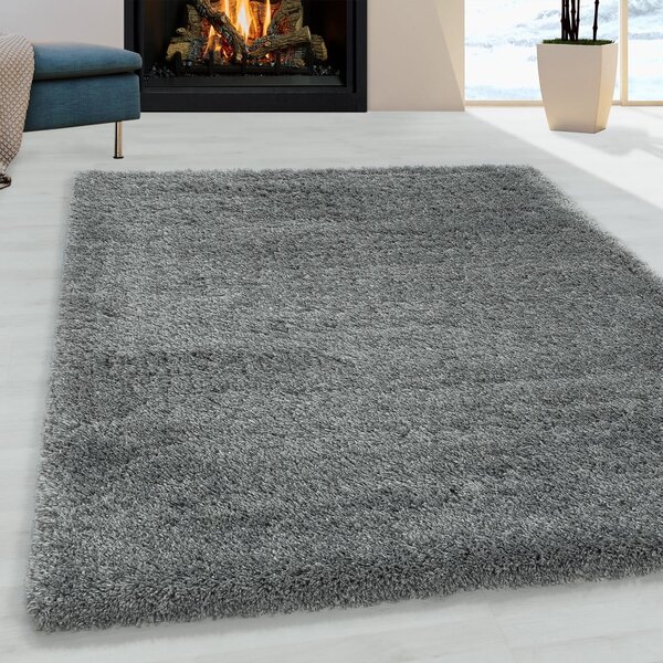 Šedý koberec 60x110 cm Fluffy – Ayyildiz Carpets