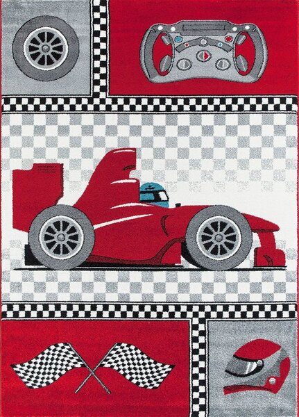 Breno Kusový koberec KIDS 460 Red, 120x170 cm, Vícebarevné/Červená