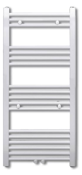Žebříkový radiátor na ručníky rovný ústřední topení 600 x 1 160 mm