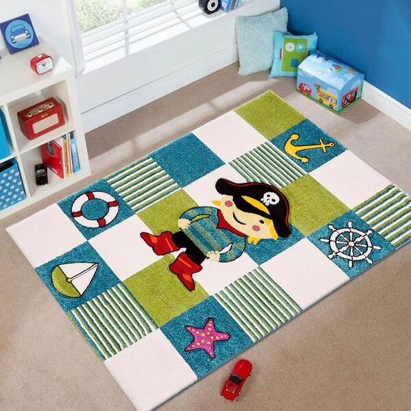 Breno Kusový koberec DIAMOND KIDS 20801/60 pirát, 120x170 cm, Vícebarevné