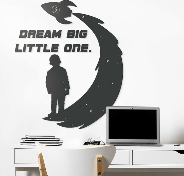 DUBLEZ | 3D Samolepka do dětského pokoje - Dream big little one