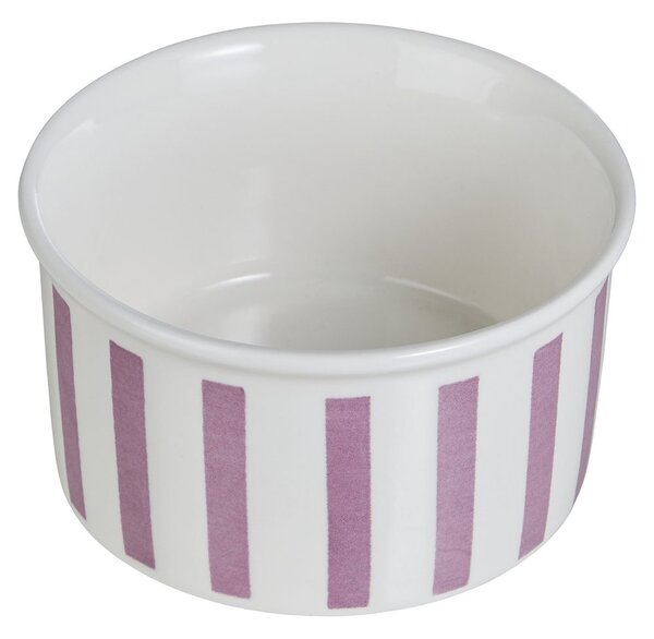 GELATO Pohár na zmrzlinu pruhy 120 ml - bílá/sv. fialová