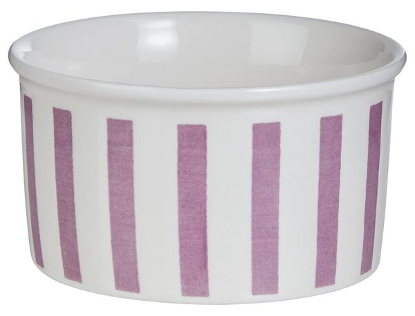 GELATO Pohár na zmrzlinu pruhy 120 ml - bílá/sv. fialová