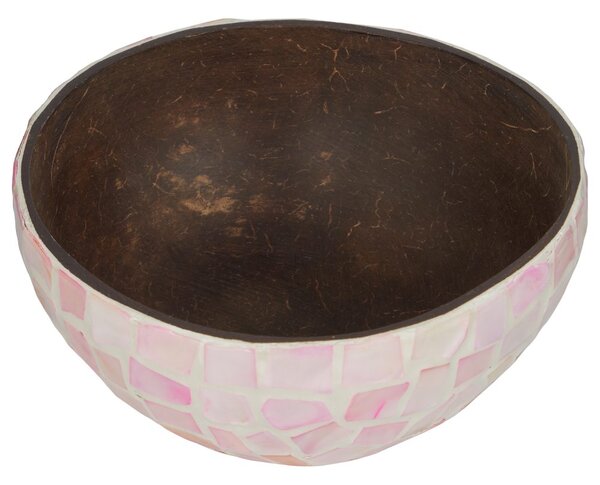 COCONUT Dekorační miska mozaika 14 cm - růžová
