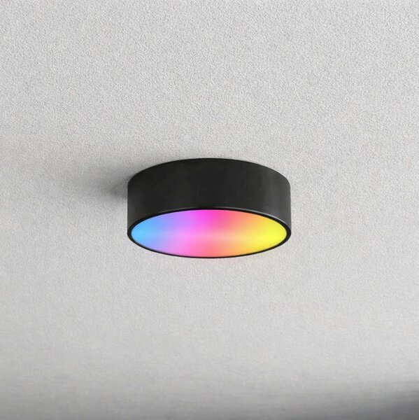 Brilagi -LED RGBW Stm. koup. stro. svítidlo CLARE 1xE27/9W/230V IP54 Wi-Fi černá