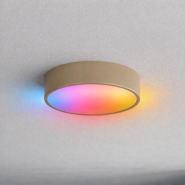 Brilagi-LED RGBW Stm. koup. stro. svítidlo CLARE 2xE27/9W/230V IP54 Wi-Fi béžová