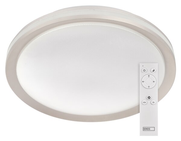 Stropní svítidlo SABI bílá/starorůžová, průměr 50 cm