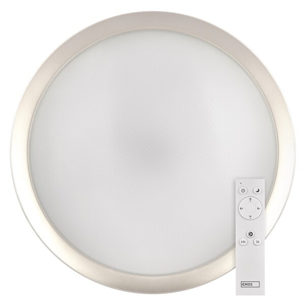 Stropní svítidlo SABI bílá/starorůžová, průměr 50 cm