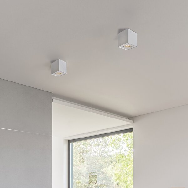 ACB Iluminacion Stropní bodové LED svítidlo CARRE, ⌀ 96 mm, 1xGU10 8W Barva: Černá