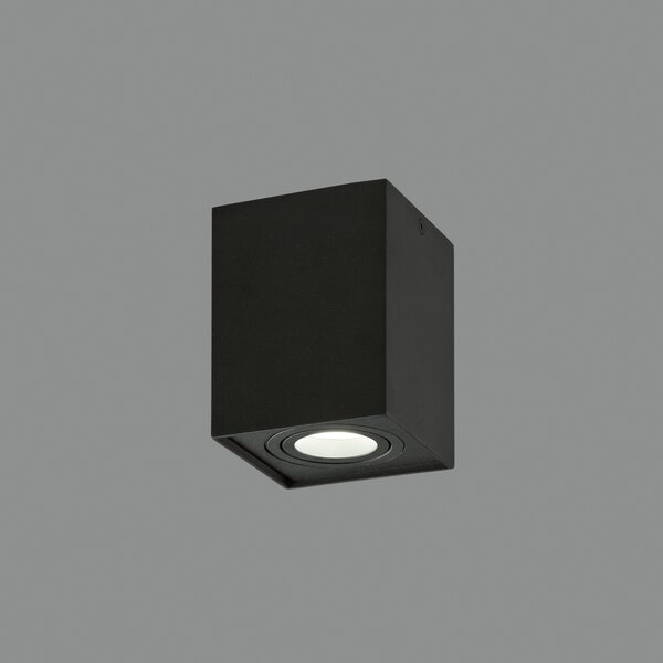 ACB Iluminacion Stropní bodové LED svítidlo CARRE, ⌀ 96 mm, 1xGU10 8W Barva: Černá