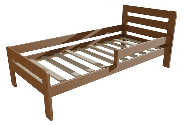 Vomaks Dětská postel se zábranou VMK001C KIDS Rozměr: 70 x 160 cm, Barva: moření dub