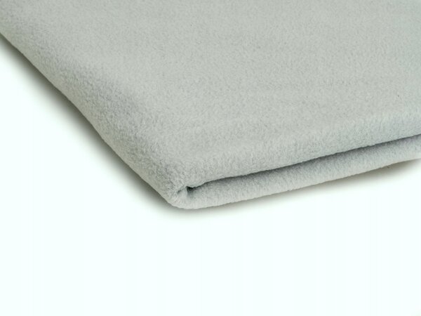 Polar fleece látka 200 g/m², šířka 150 cm, šedý, metráž