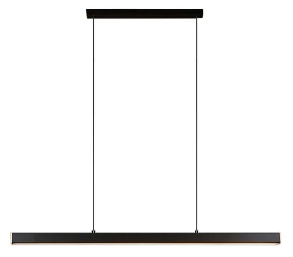 Toolight Toolight, LED závěsné svítidlo 80cm, 15W, APP1447-CP, černá matná, OSW-02391