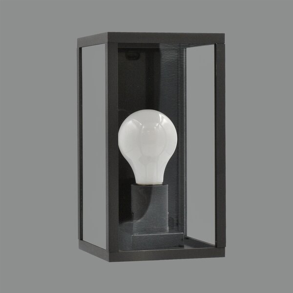 ACB Iluminacion Venkovní nástěnné svítidlo CUBE, v. 22 cm, 1xE27 15W, IP54