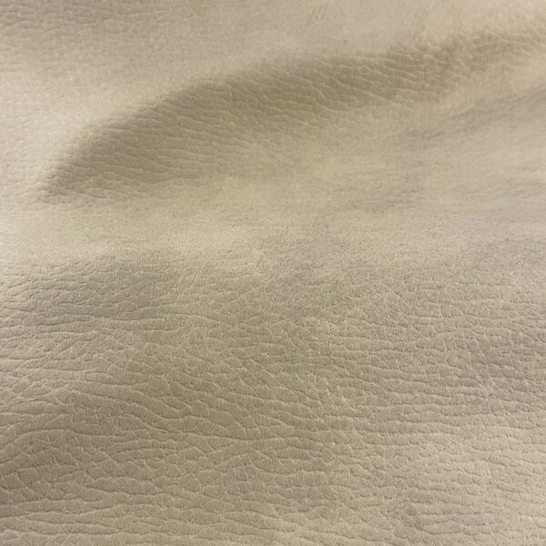 Ekokůže Largo Beige, pevná potahová látka s výraznou strukturou, metráž