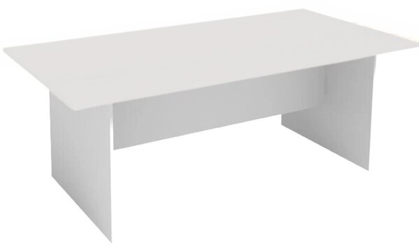 Jednací kancelářský stůl PRIMO WHITE, 200x100 cm, bílá